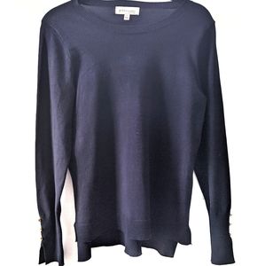 Philosophy crew neck long sleeves Blue  sweater L